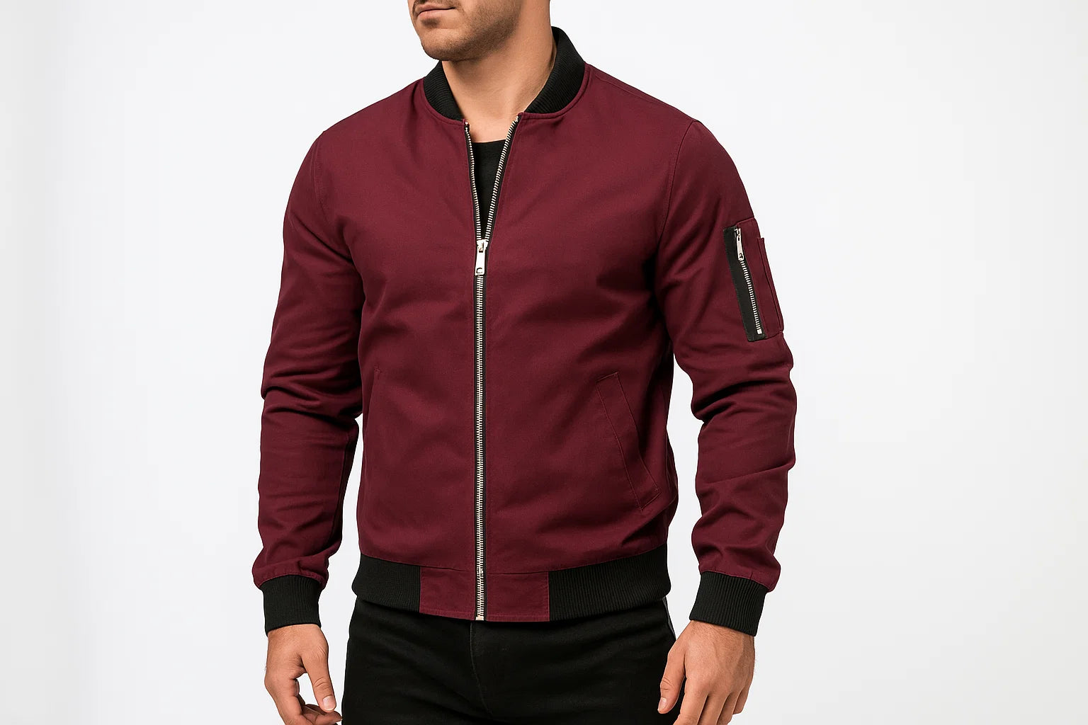 Kurtka męska bomberka z zamkiem – stylowa, lekka i wygodna na co dzień