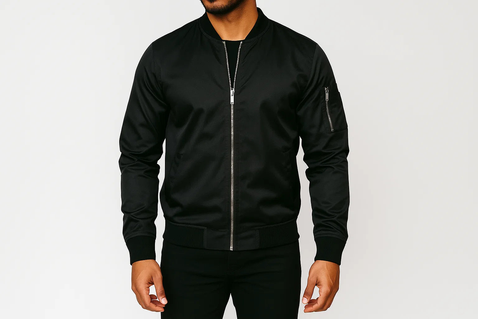 Kurtka męska bomberka z zamkiem – stylowa, lekka i wygodna na co dzień