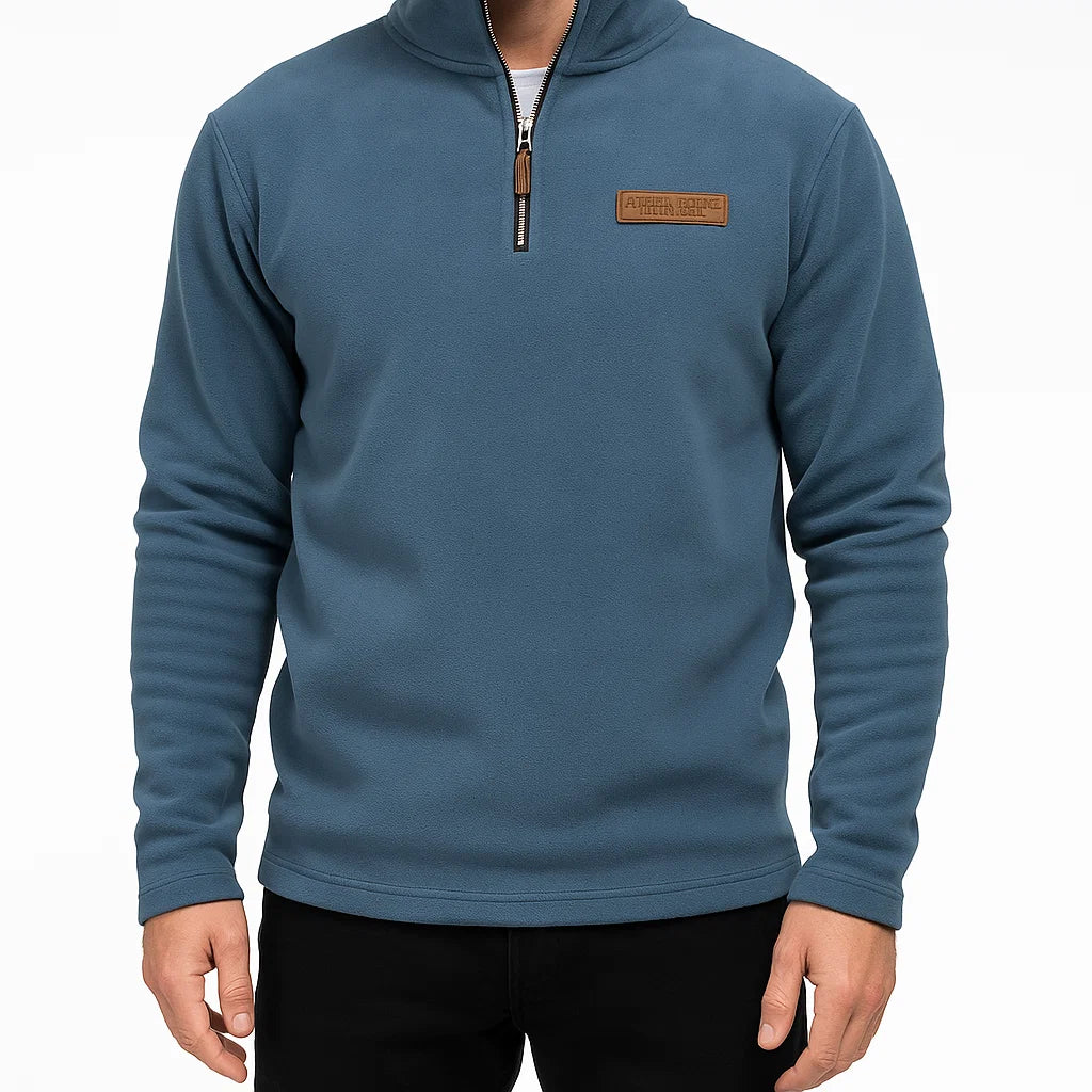 Męska bluza polarowa na zamek – ciepła, wygodna i stylowa na chłodne dni