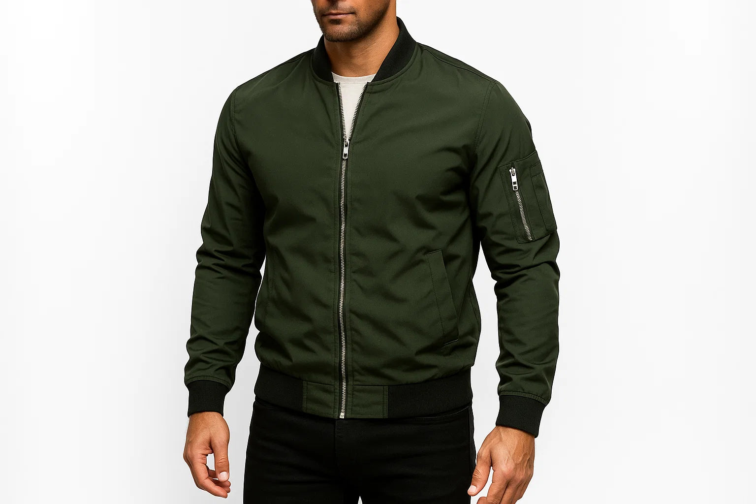 Kurtka męska bomberka z zamkiem – stylowa, lekka i wygodna na co dzień