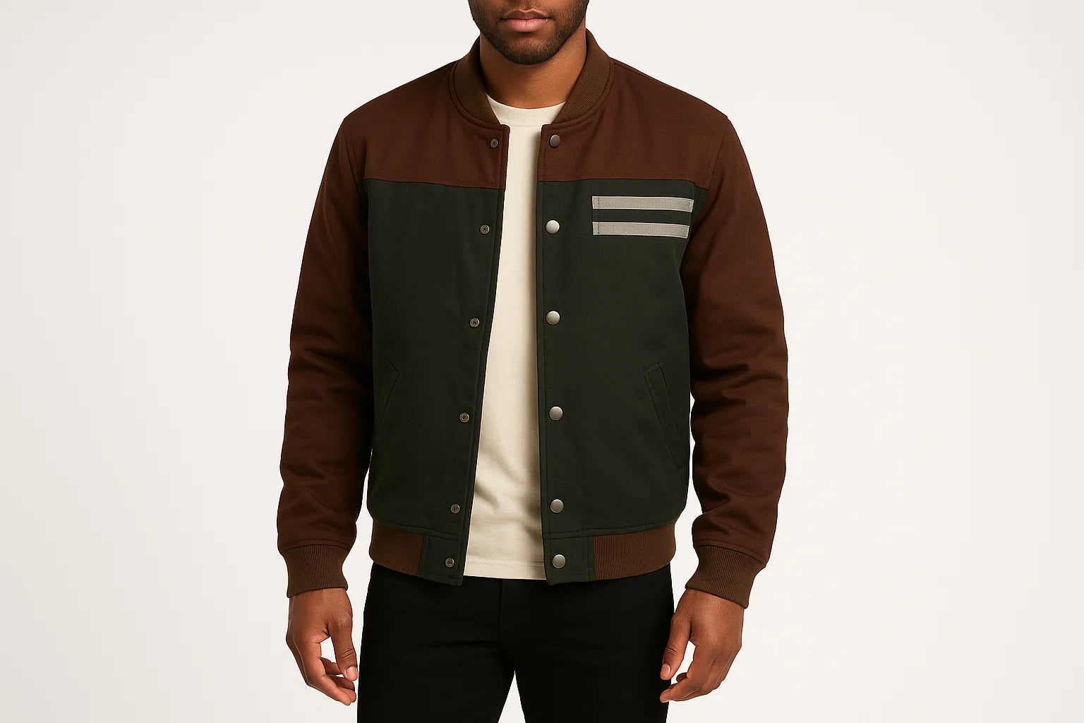 Kurtka męska bomberka baseballowa – stylowa i wygodna