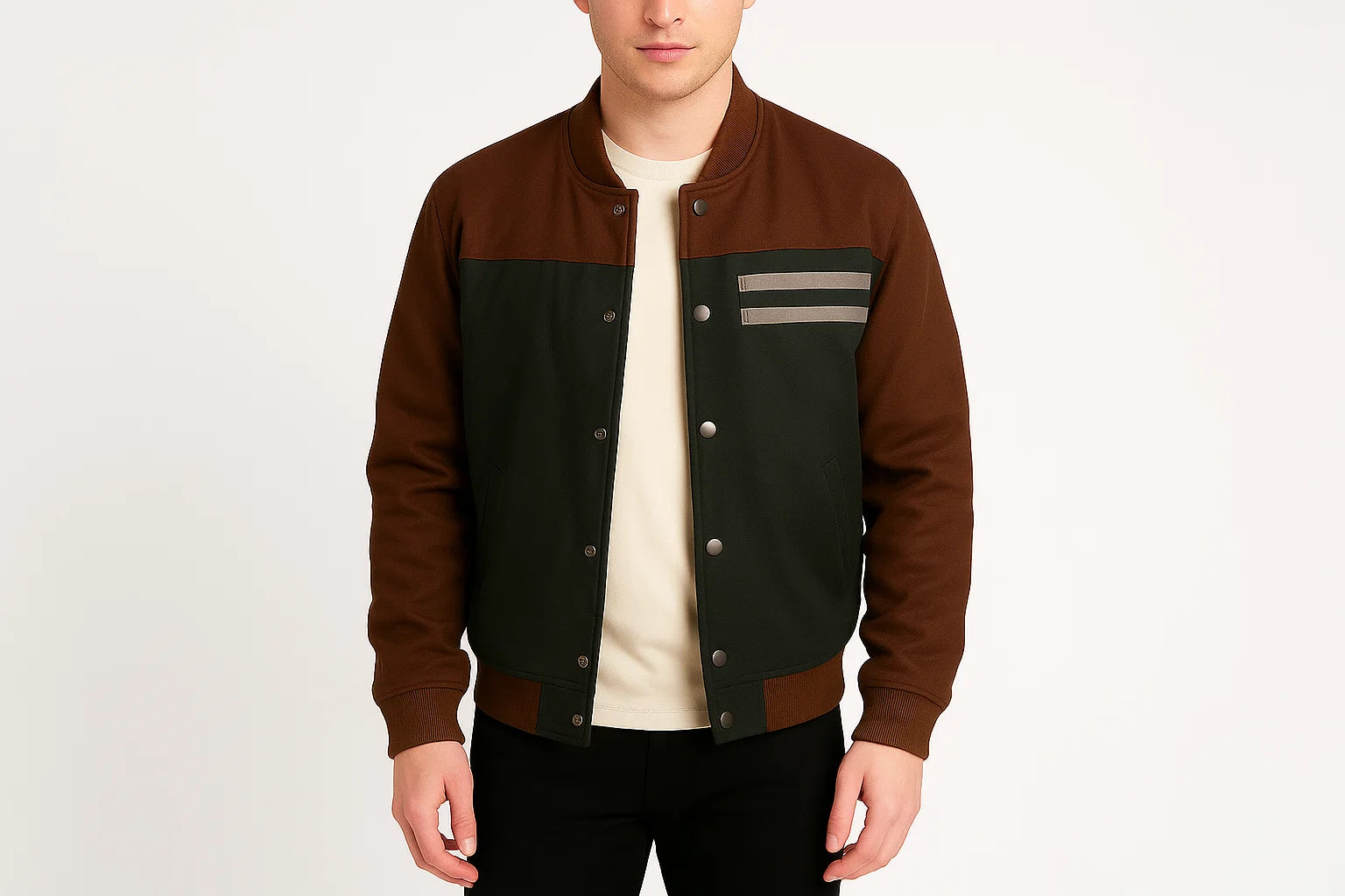 Kurtka męska bomberka baseballowa – stylowa i wygodna